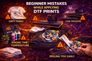Beginner Mistakes While Applying DTF Prints