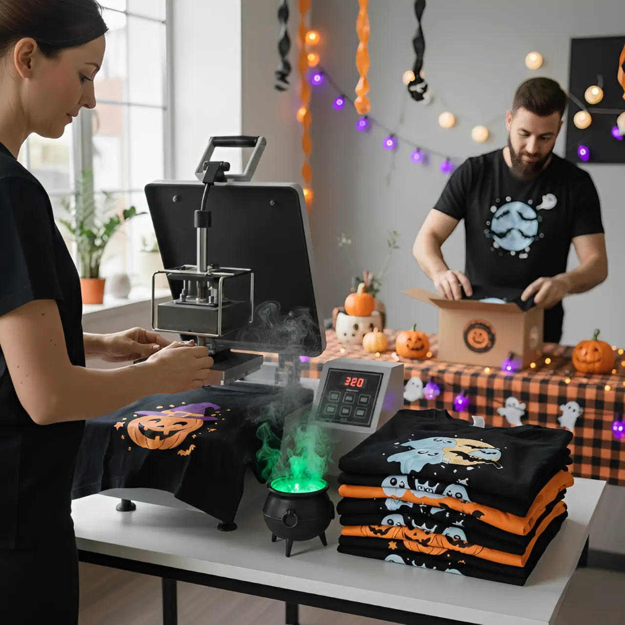 Halloween DTF transfers