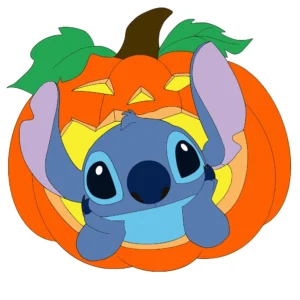 Pumpkin Face Alien DTF Transfer – Spooky Fusion Print