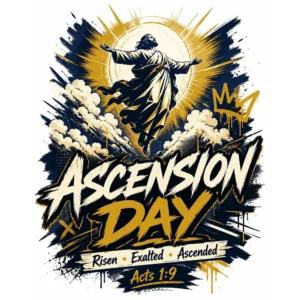 Ascension Day Christian T-Shirt DTF Transfer – Faith Print Ready