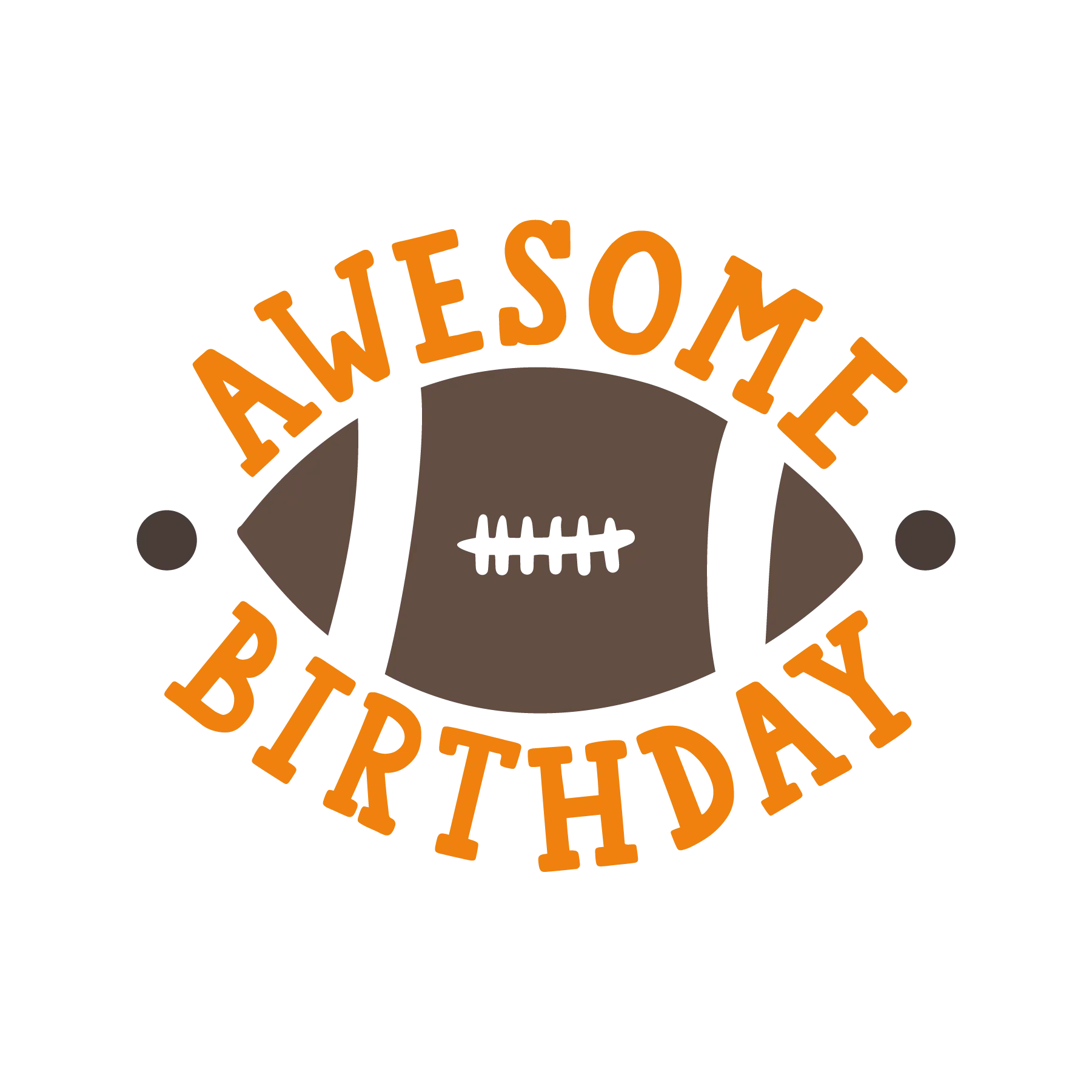 Awesome Birthday DTF Transfer - Fun Birthday Party Design