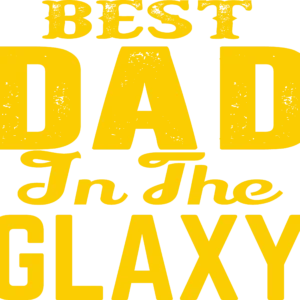 Best Dad in the Galaxy Day DTF Transfer