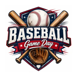 Baseball Game Day DTF Transfer – Vintage Sports Team Print
