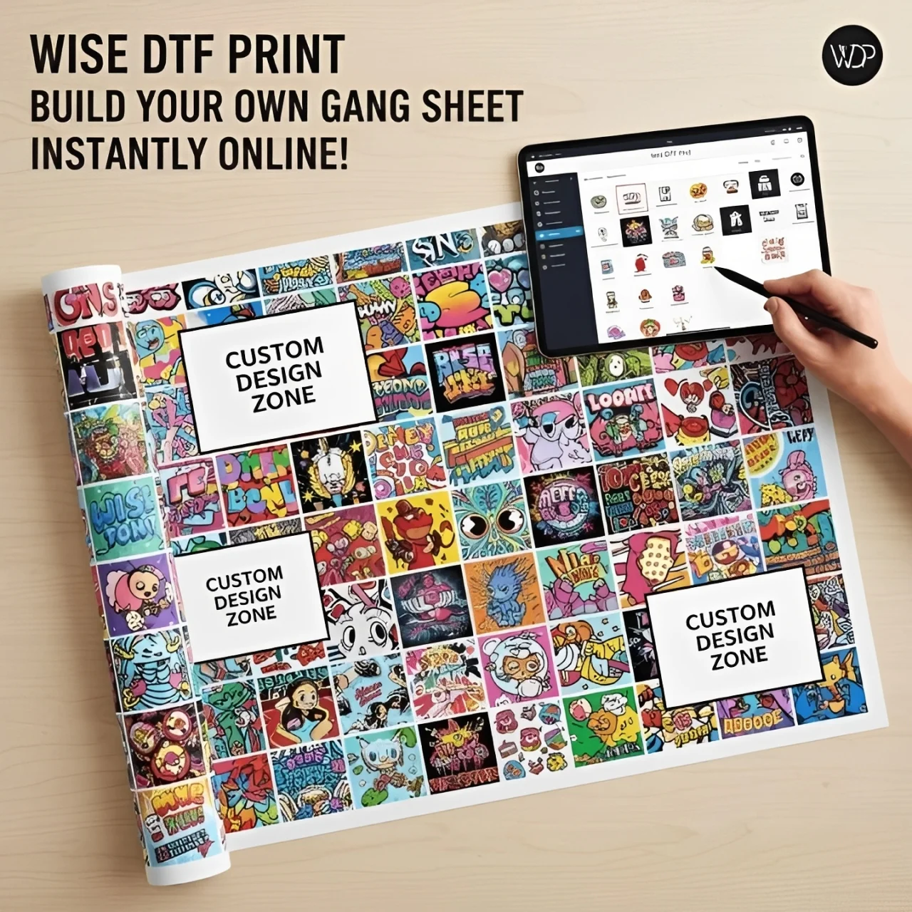 DTF Gang Sheet Printing – A4, A3 & Per Metre | Upload or Design Online - Image 2
