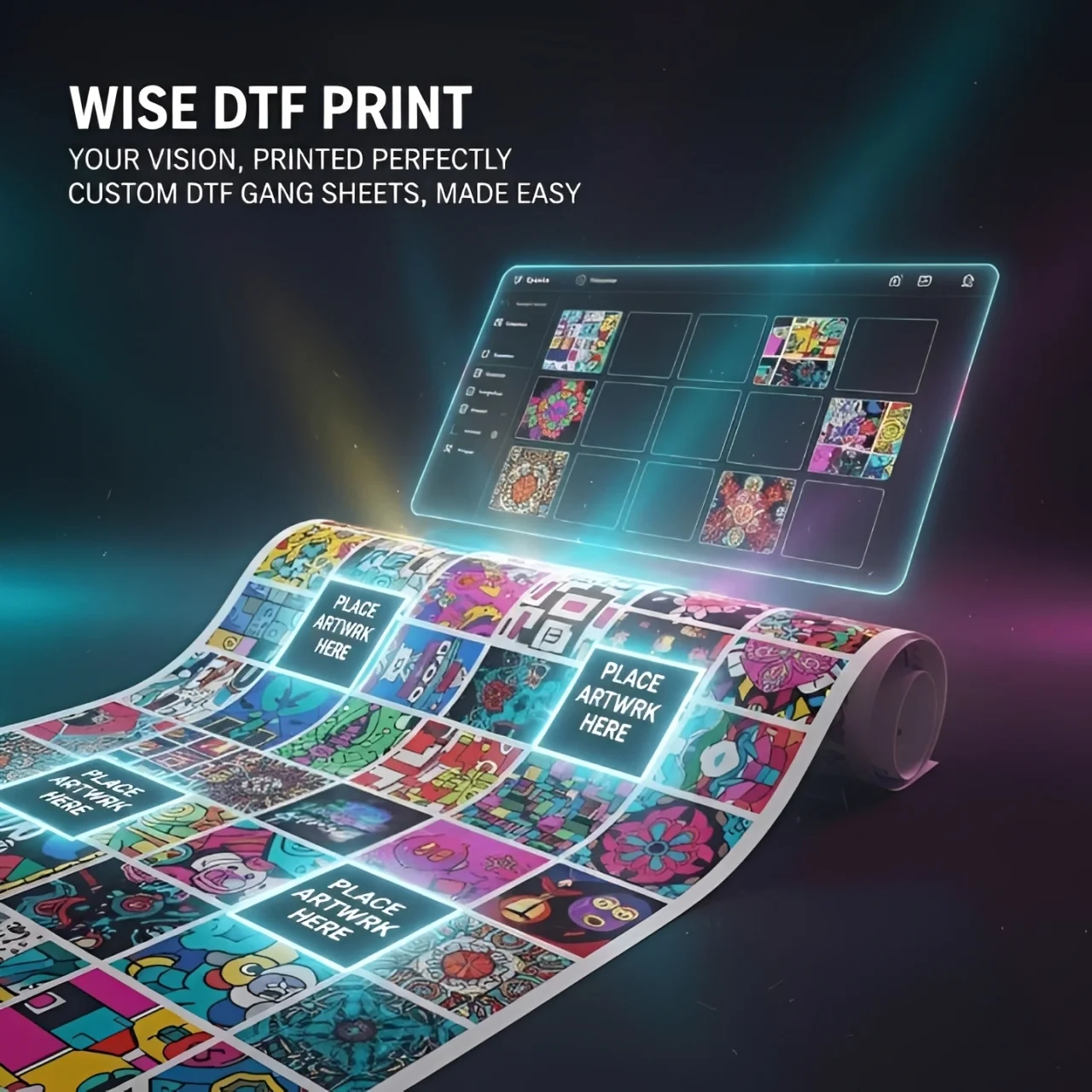 DTF Gang Sheet Printing – A4, A3 & Per Metre | Upload or Design Online - Image 4