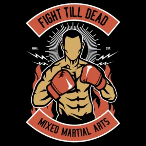 Fight Till Dead DTF Transfer – Combat Sports Warrior Vibes