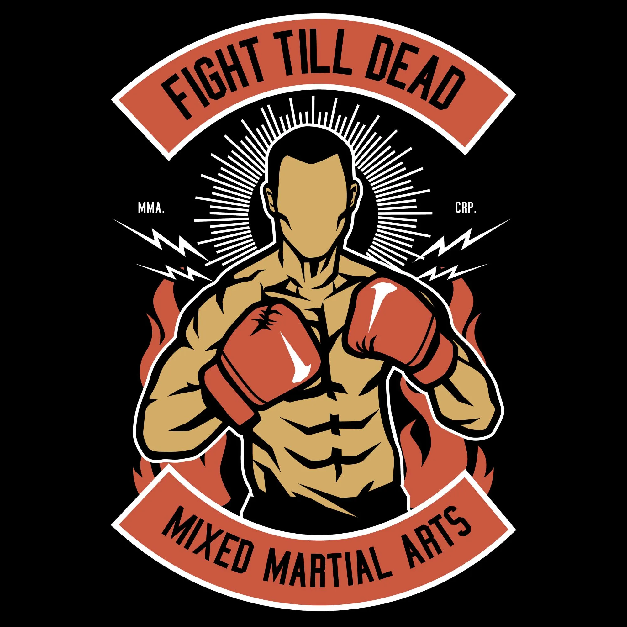 Fight Till Dead DTF Transfer - Combat Sports Warrior Vibes