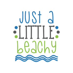 Just a Little Beachy DTF Transfer – Summer Vibe Print