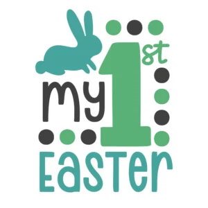 My 1st Easter Bunny Baby DTF Transfer – Ready to Press